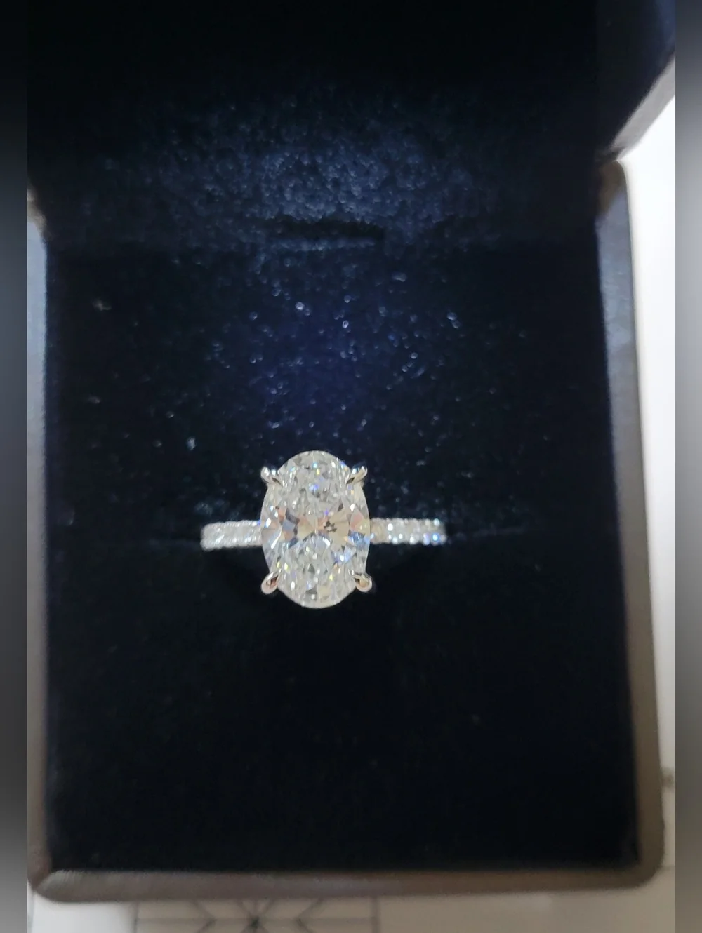 New 3ct Outstanding IGI Certified Lab Grown Diamond, 14k White Gold - Picture 6 of 12